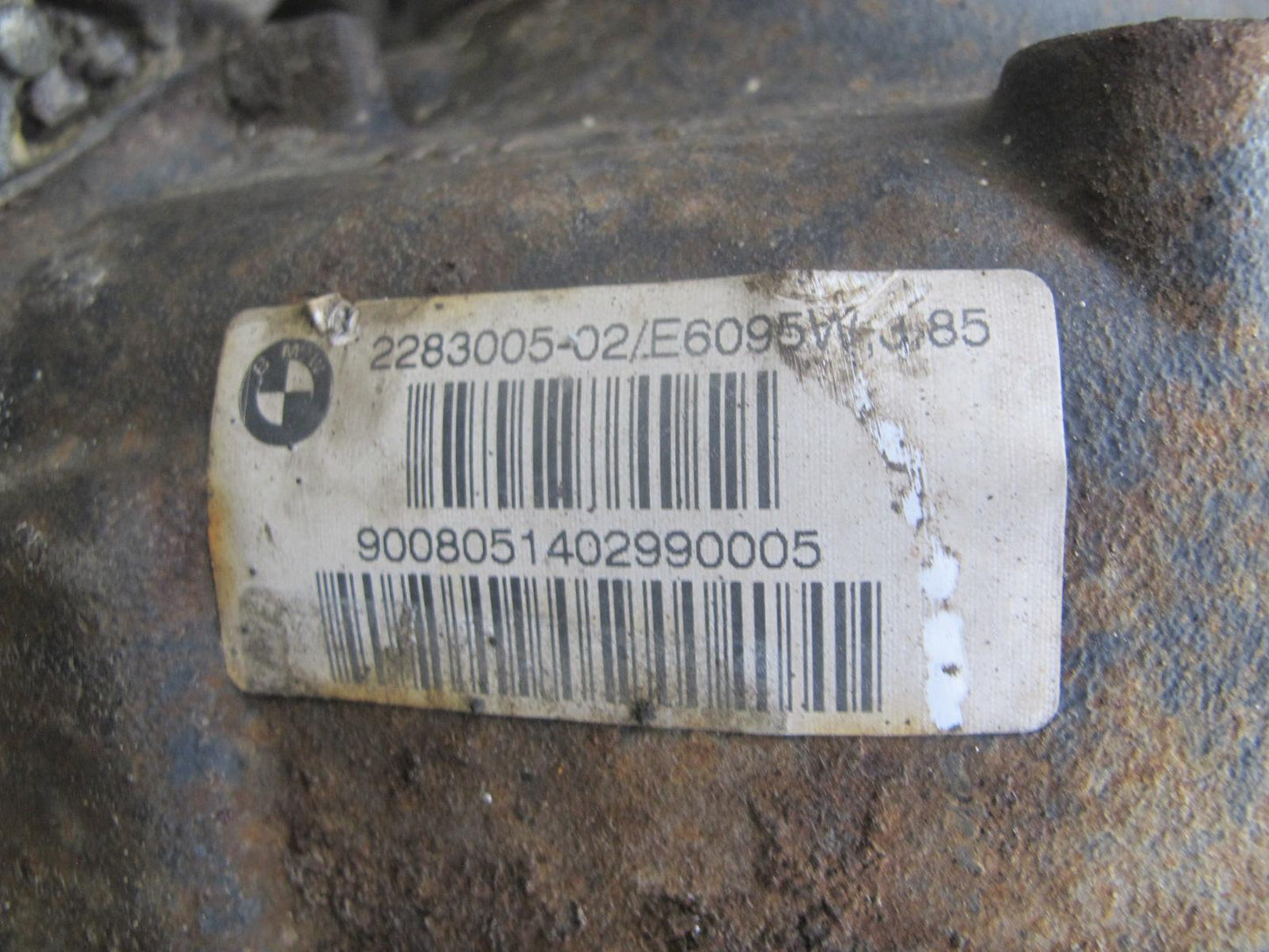 2008-2013 BMW E90 E92 E93 M3 MT Rear Differential Carrier LSD 3.85 Ratio 2283005