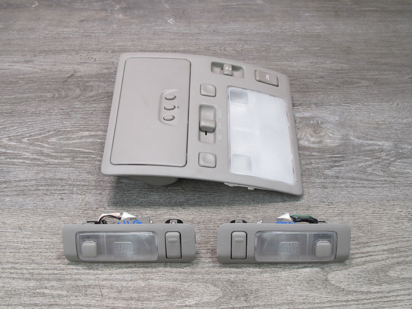 98-05 Lexus GS400 GS430 GS300 Upper Overhead Dome Reading Light Lamp Set OEM