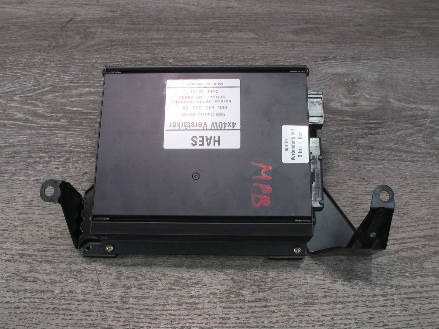 2001-2002 Porsche Boxster 986 Haes Amplifier AMP Module Unit 98664532300