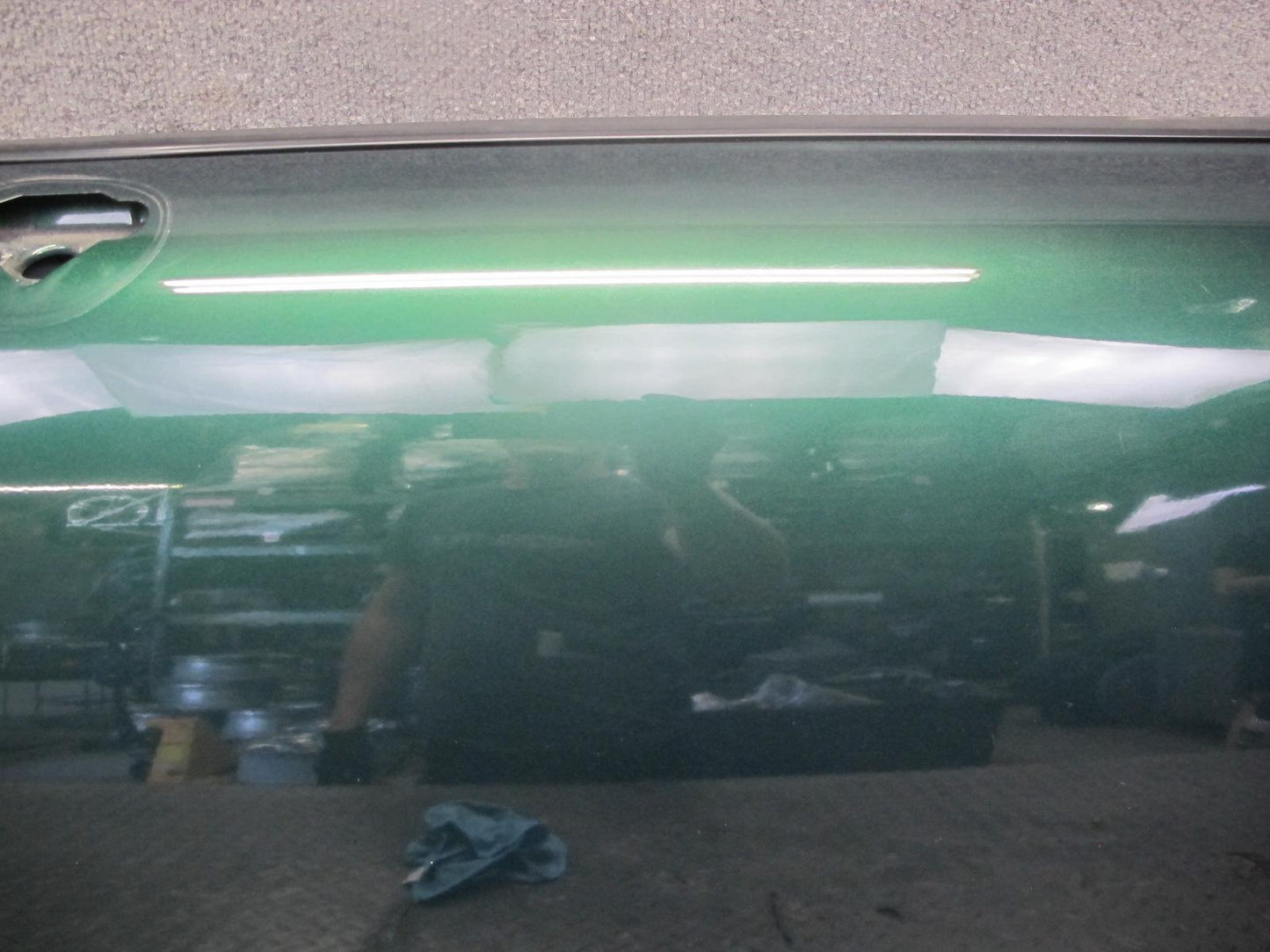 00-05 Toyota MR2 Spyder ZZW30L Left Door Shell Panel Green OEM