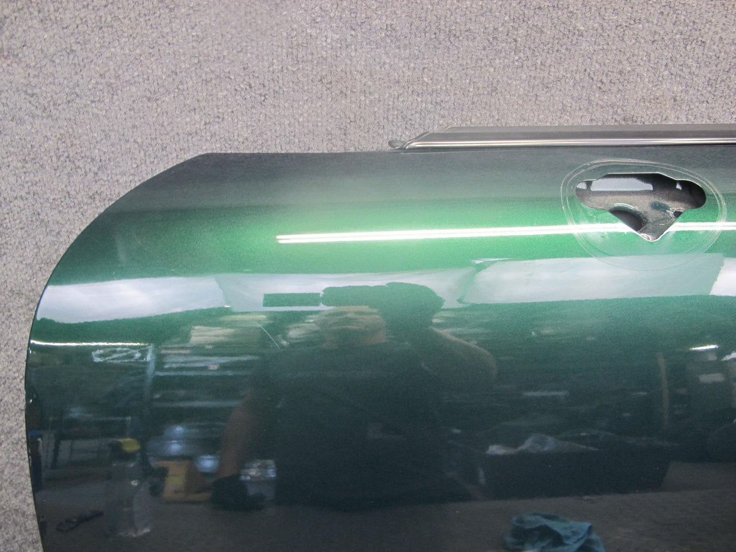 00-05 Toyota MR2 Spyder ZZW30L Left Door Shell Panel Green OEM