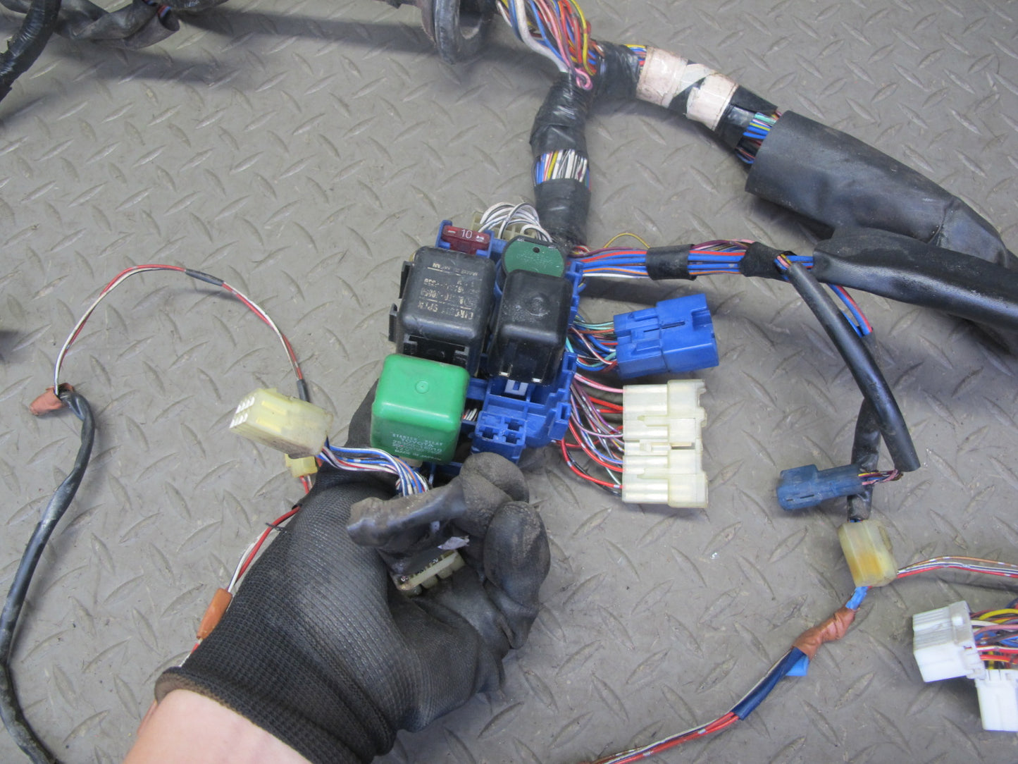 89-90 Toyota Supra MA70L 7MGE M/T Engine Bay & Body Interior Wiring Harness OEM