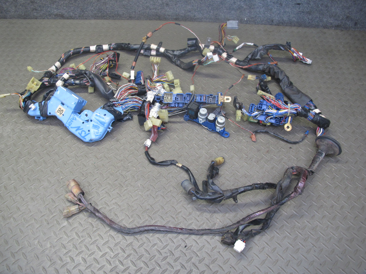 89-90 Toyota Supra MA70L 7MGE M/T Engine Bay & Body Interior Wiring Harness OEM