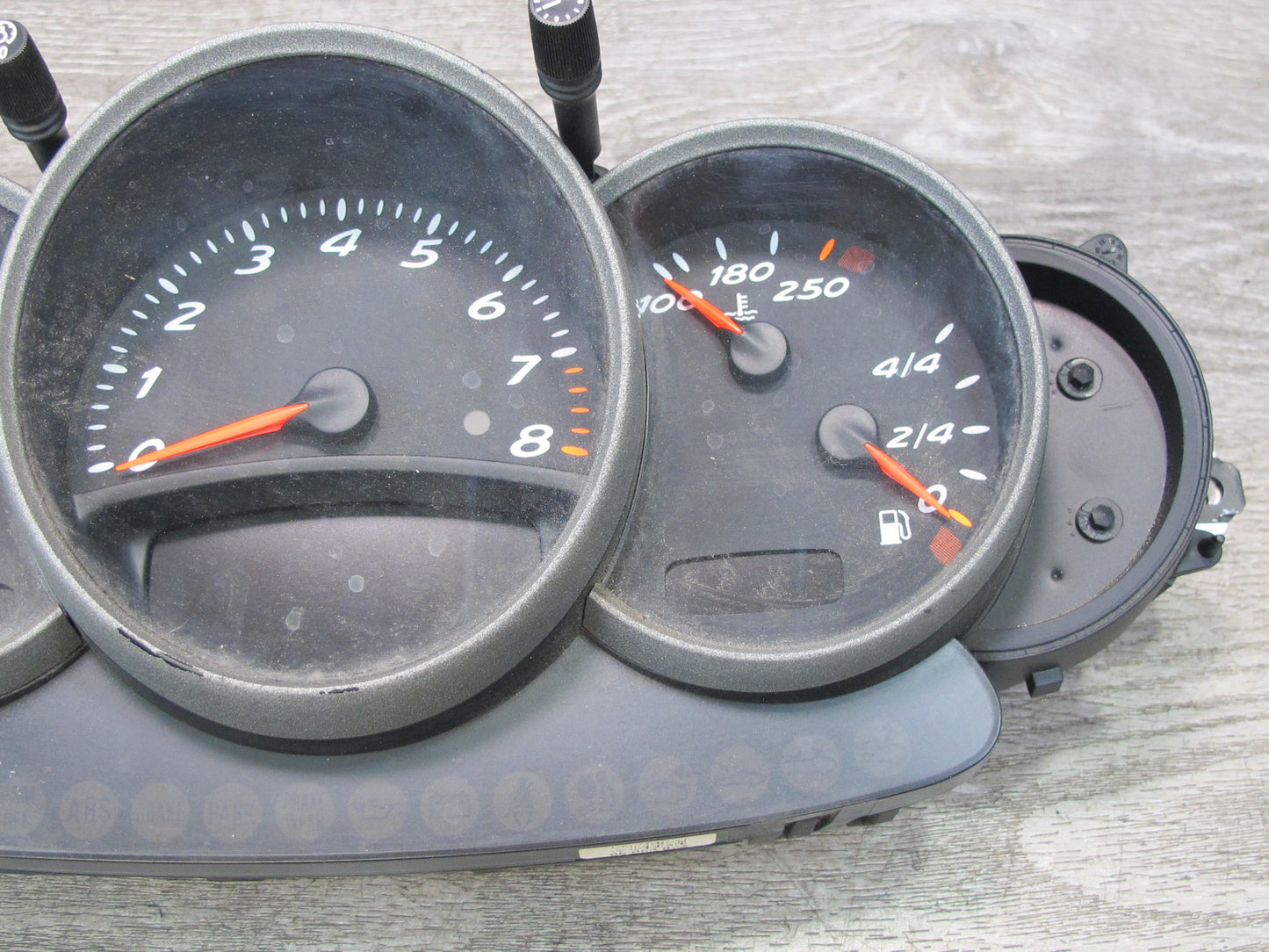 2001-2004 Porsche Boxster 986 M/T 5-SPEED Speedometer Gauge Instrument Cluster