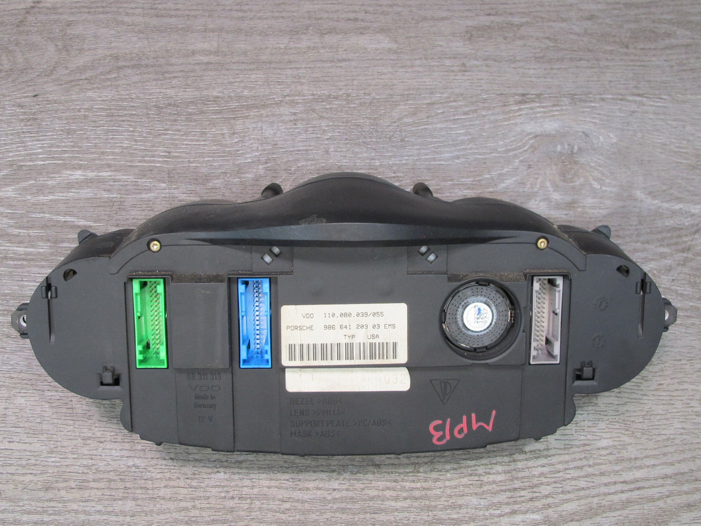 2001-2004 Porsche Boxster 986 M/T 5-SPEED Speedometer Gauge Instrument Cluster