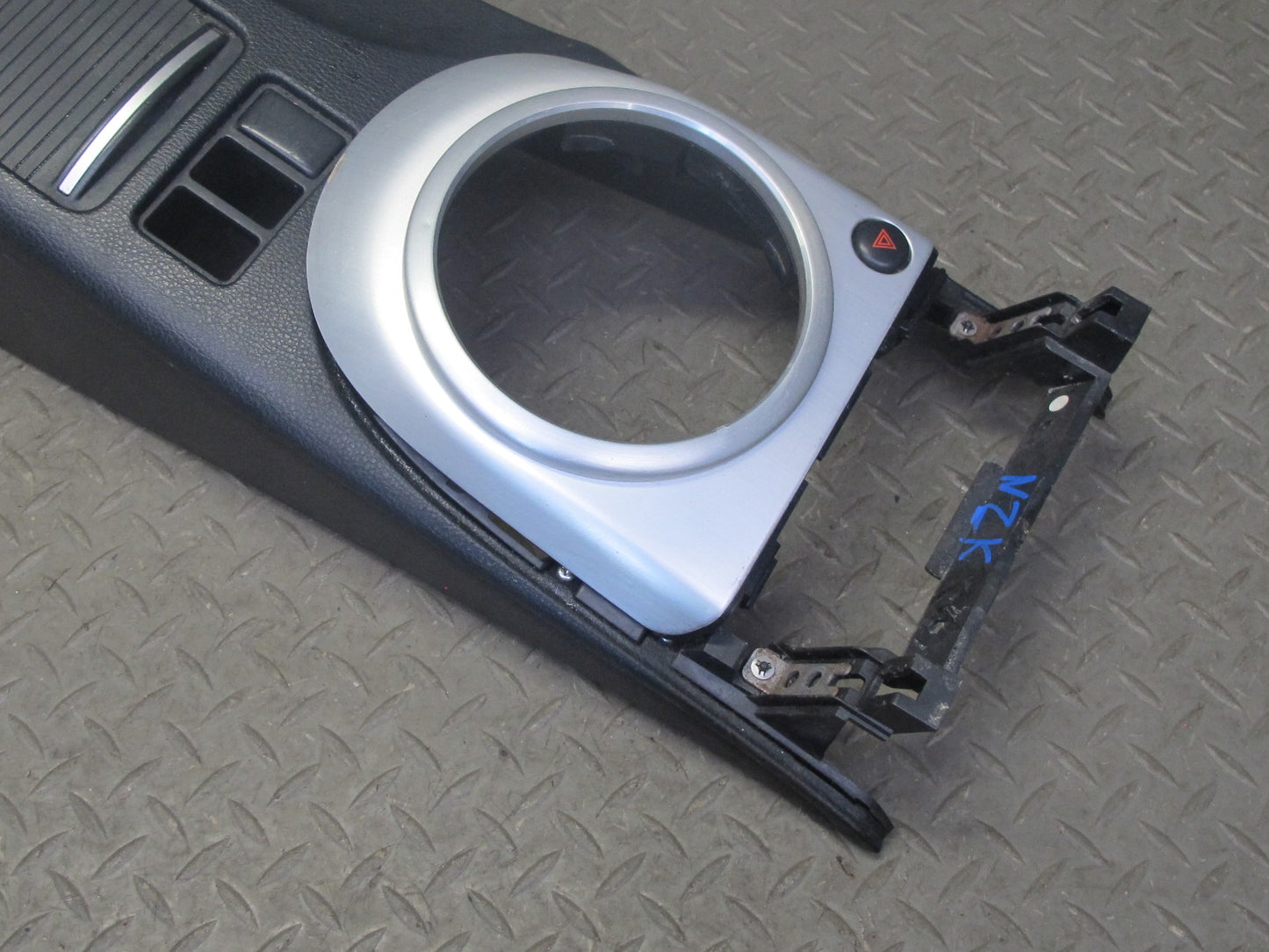 07-09 Nissan 350Z Z33 Convertible A/T Center Console Trim Cover Panel Black OEM