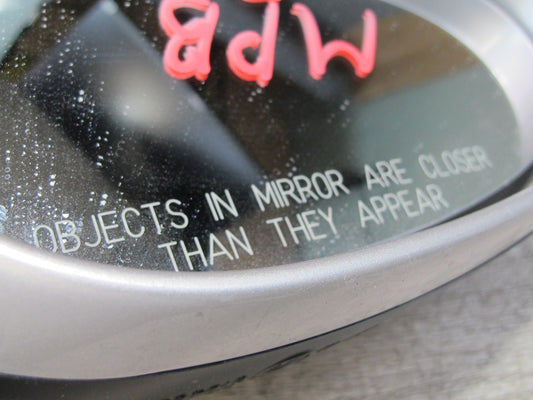 1997-2004 Porsche Boxster 986 Right Door Exterior Side View Heated Mirror Silver