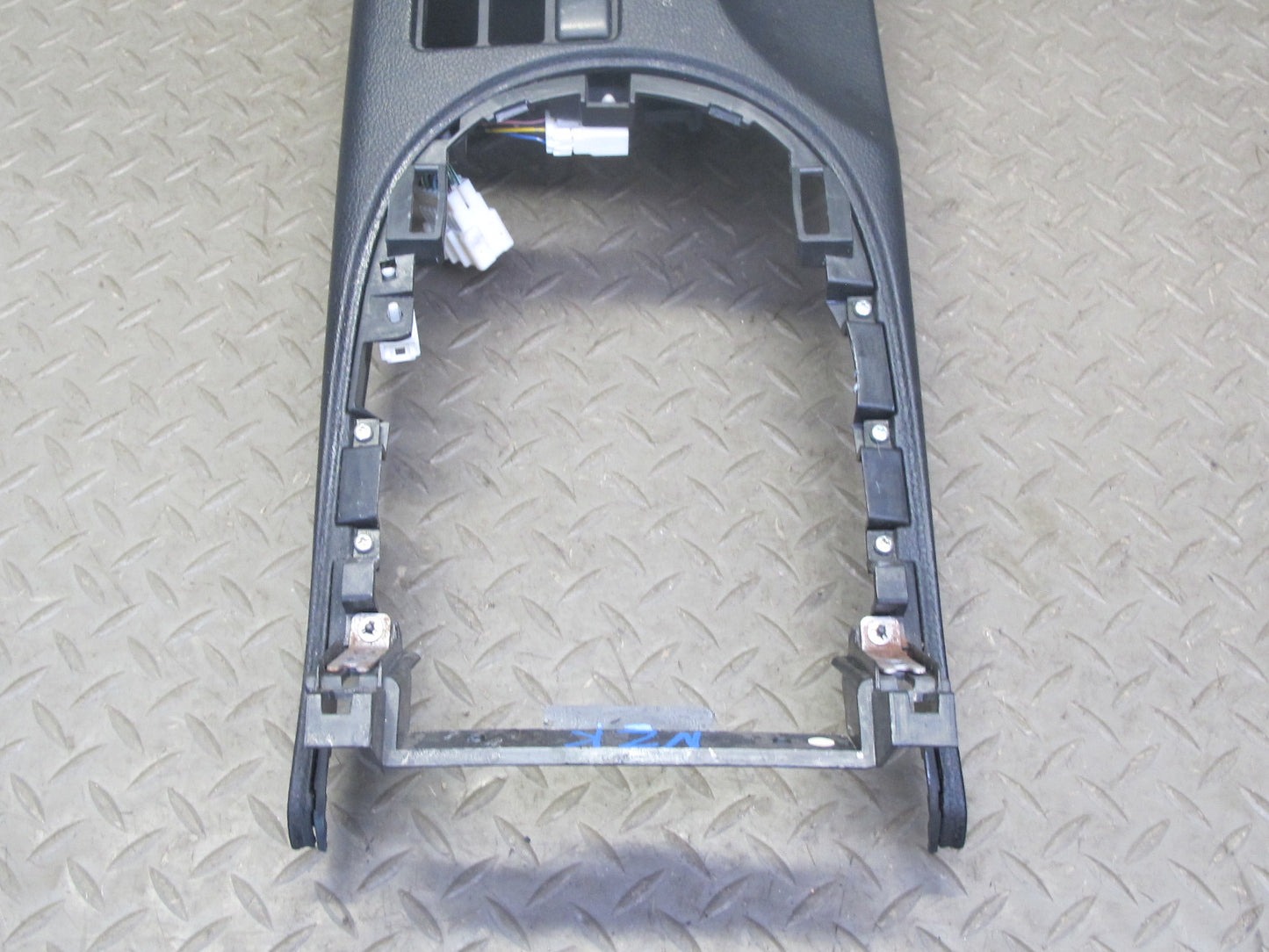07-09 Nissan 350Z Z33 Convertible A/T Center Console Trim Cover Panel Black OEM