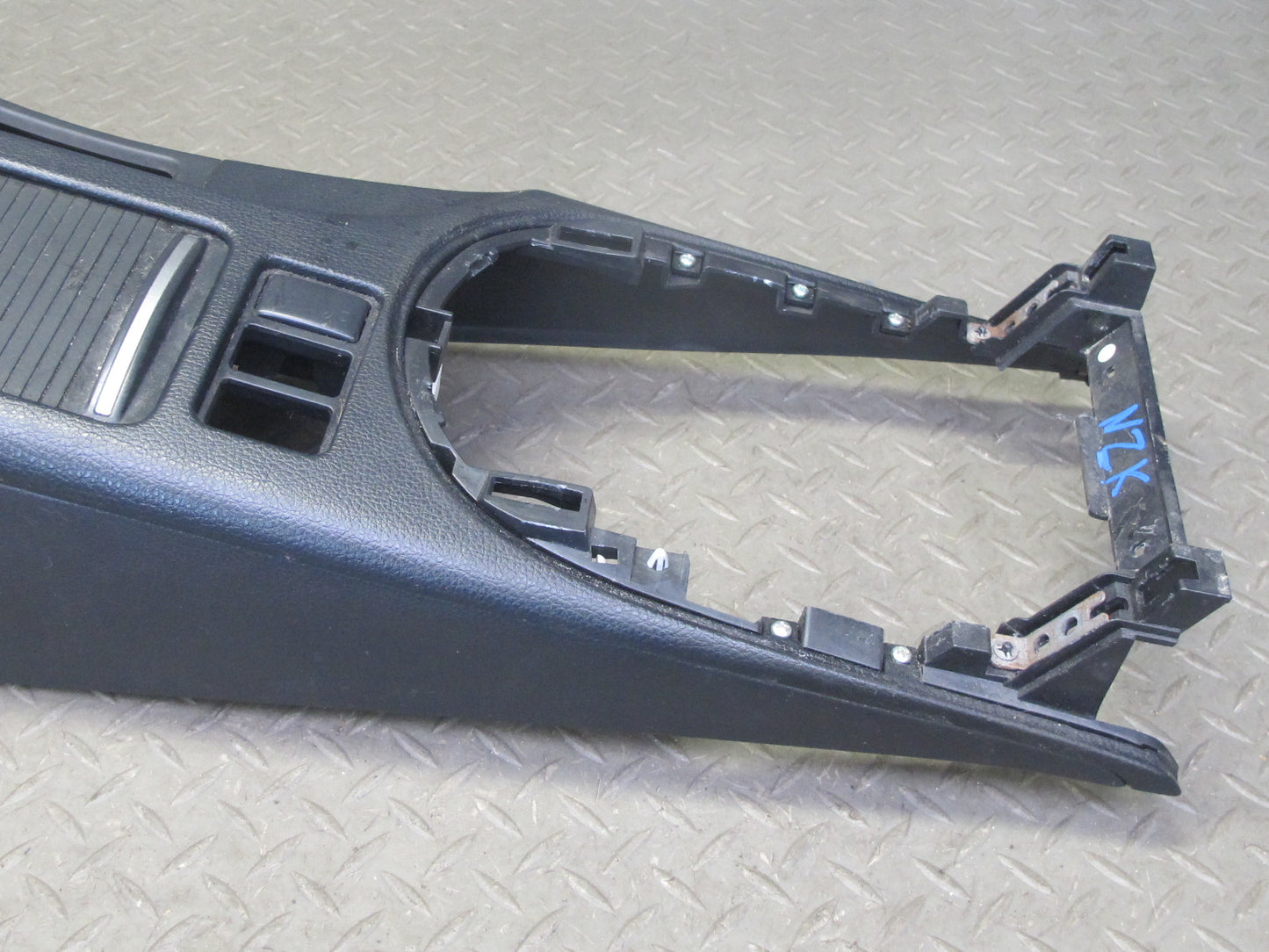 07-09 Nissan 350Z Z33 Convertible A/T Center Console Trim Cover Panel Black OEM