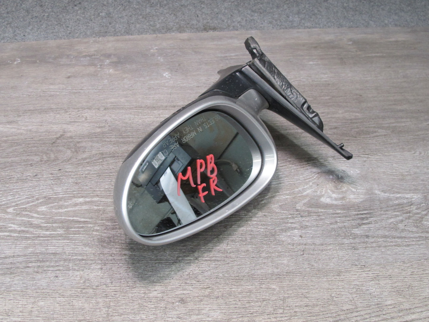 1997-2004 Porsche Boxster 986 Right Door Exterior Side View Heated Mirror Silver