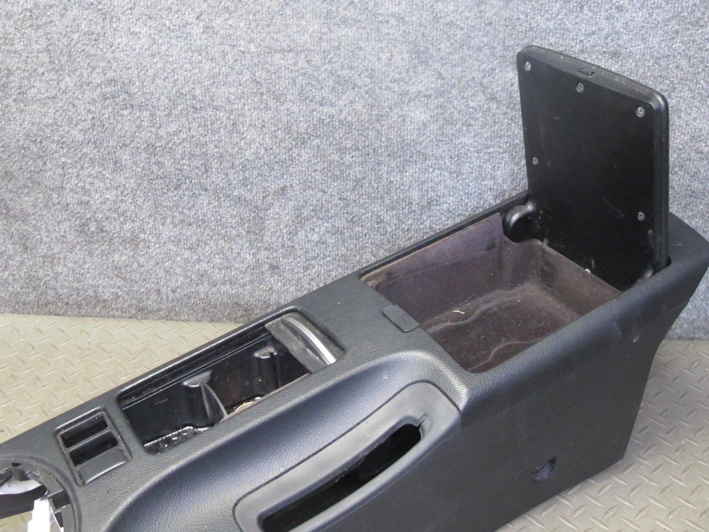 07-09 Nissan 350Z Z33 Convertible A/T Center Console Trim Cover Panel Black OEM
