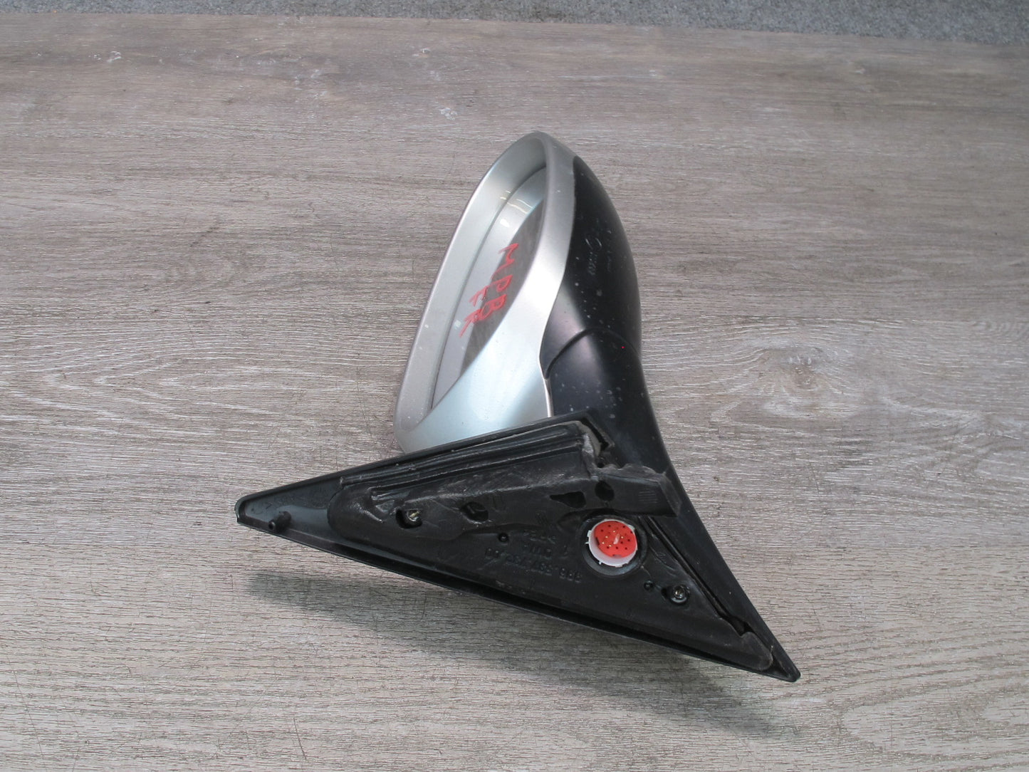 1997-2004 Porsche Boxster 986 Right Door Exterior Side View Heated Mirror Silver
