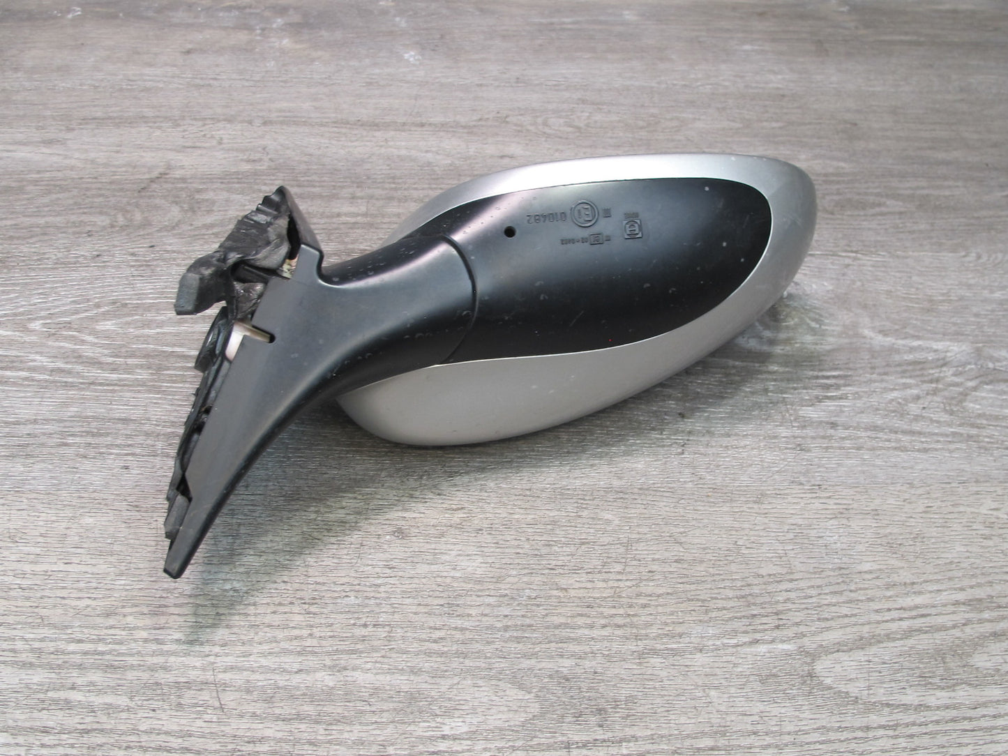 1997-2004 Porsche Boxster 986 Right Door Exterior Side View Heated Mirror Silver