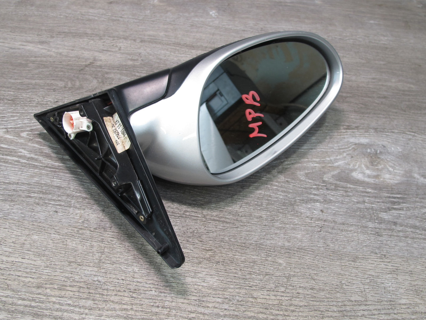 1997-2004 Porsche Boxster 986 Left Door Exterior Side View Heated Mirror Silver