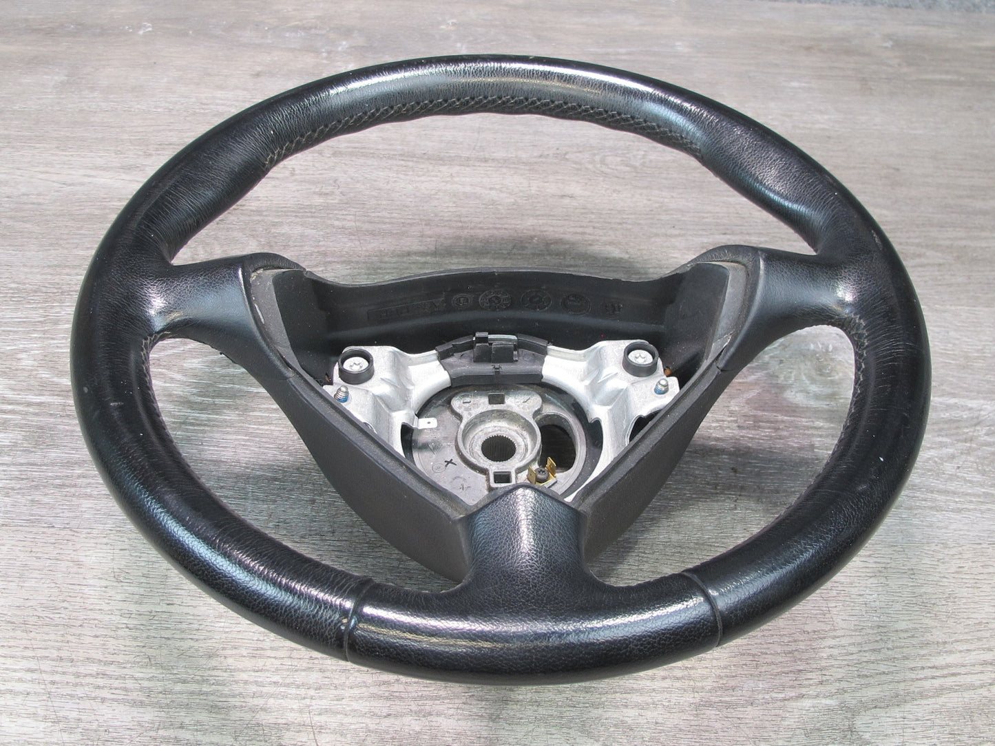 2000-2004 Porsche Boxster 986 M/T 3-SPOKE Driver Steering Leather Black