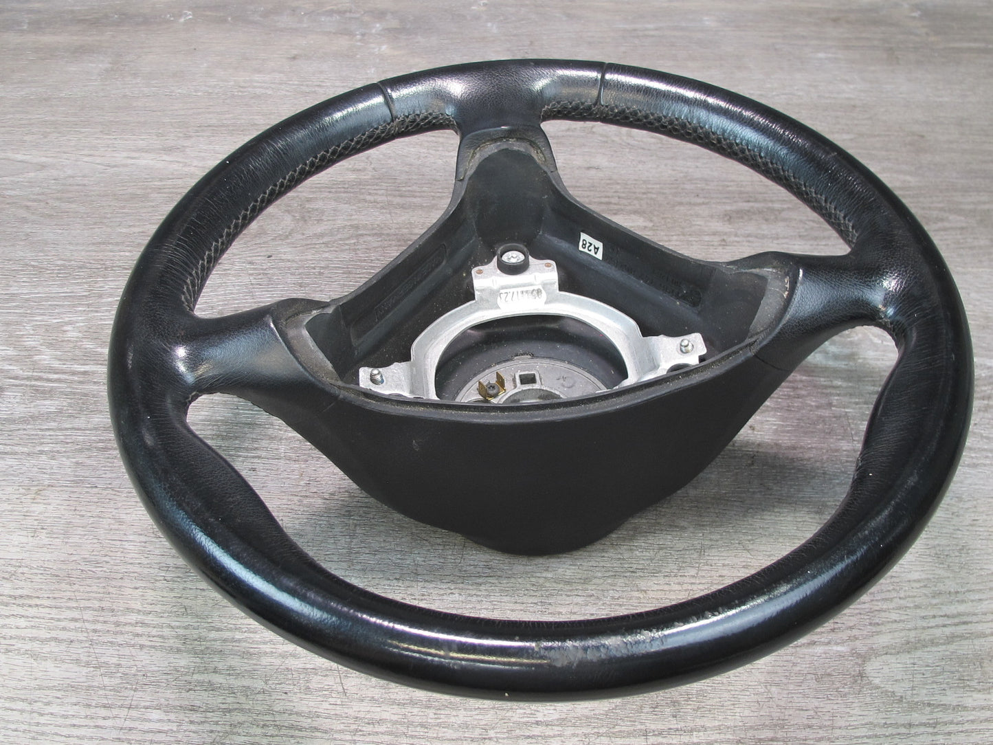 2000-2004 Porsche Boxster 986 M/T 3-SPOKE Driver Steering Leather Black