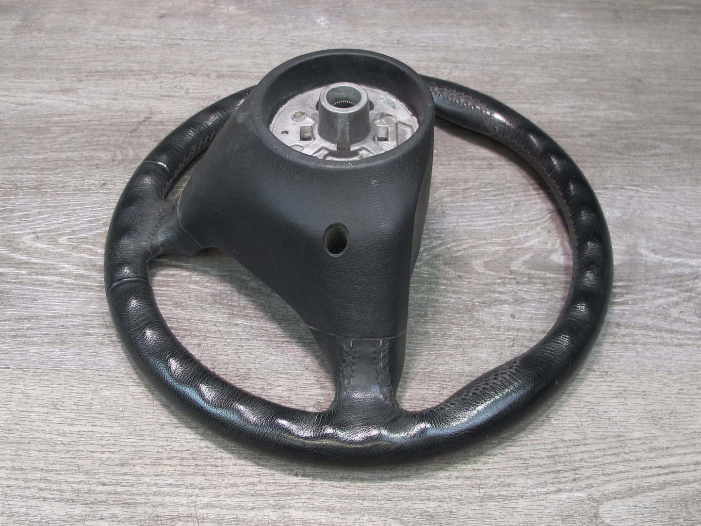 2000-2004 Porsche Boxster 986 M/T 3-SPOKE Driver Steering Leather Black