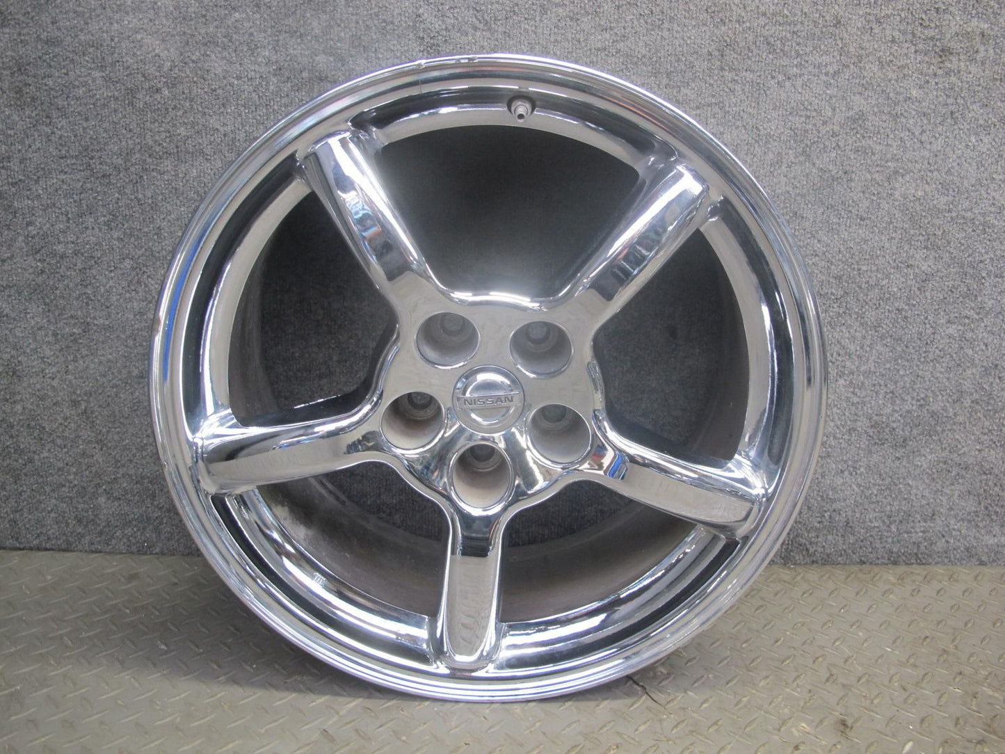 03-08 Nissan 350Z Z33 Set of 4 Factory R18 18" Chrome Wheel Rim 18x8J ET30 OEM