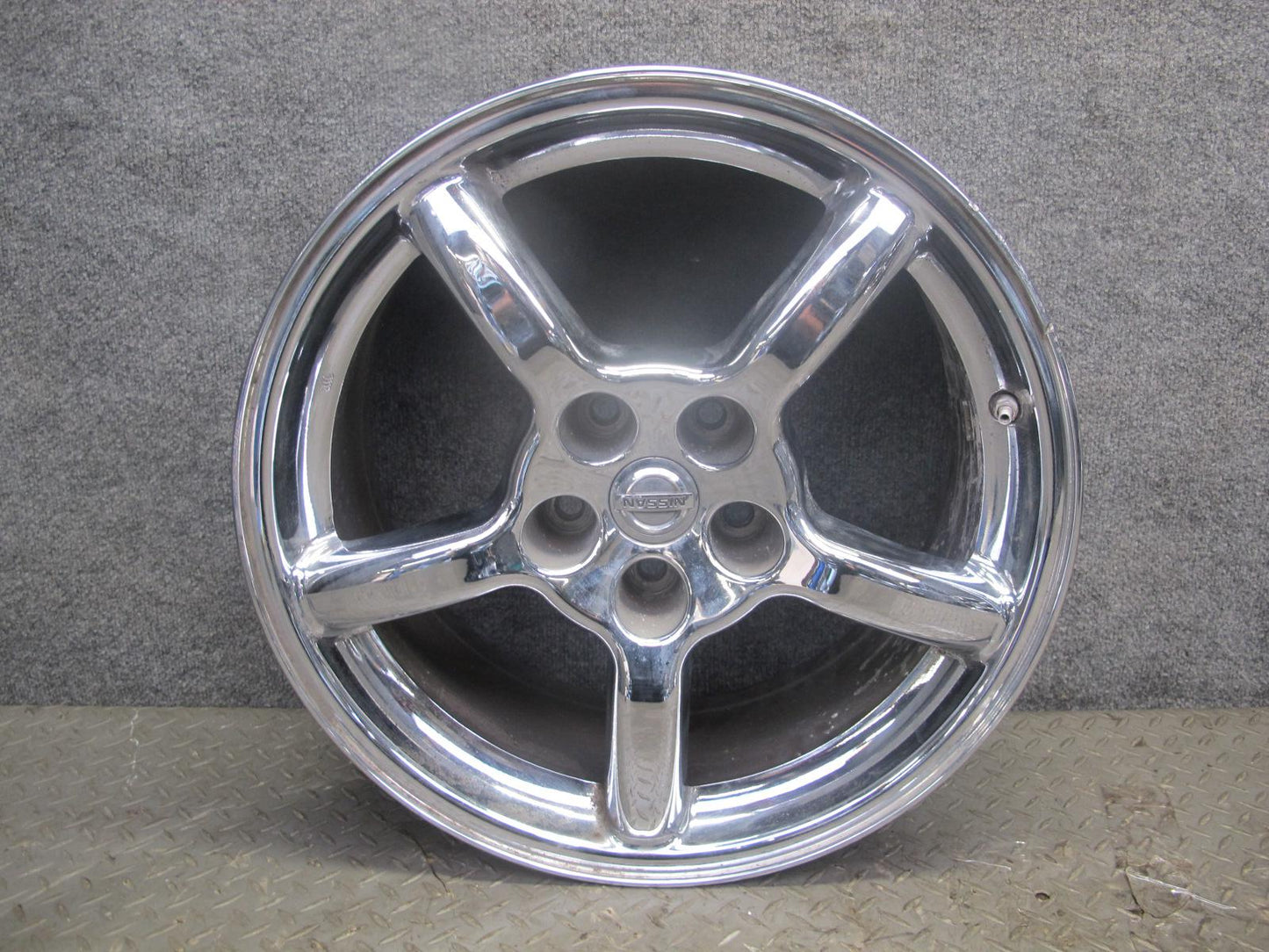 03-08 Nissan 350Z Z33 Set of 4 Factory R18 18" Chrome Wheel Rim 18x8J ET30 OEM