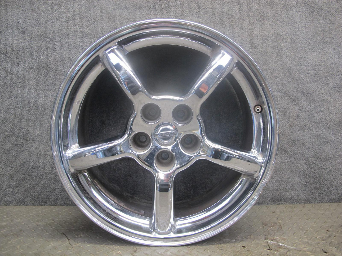 03-08 Nissan 350Z Z33 Set of 4 Factory R18 18" Chrome Wheel Rim 18x8J ET30 OEM