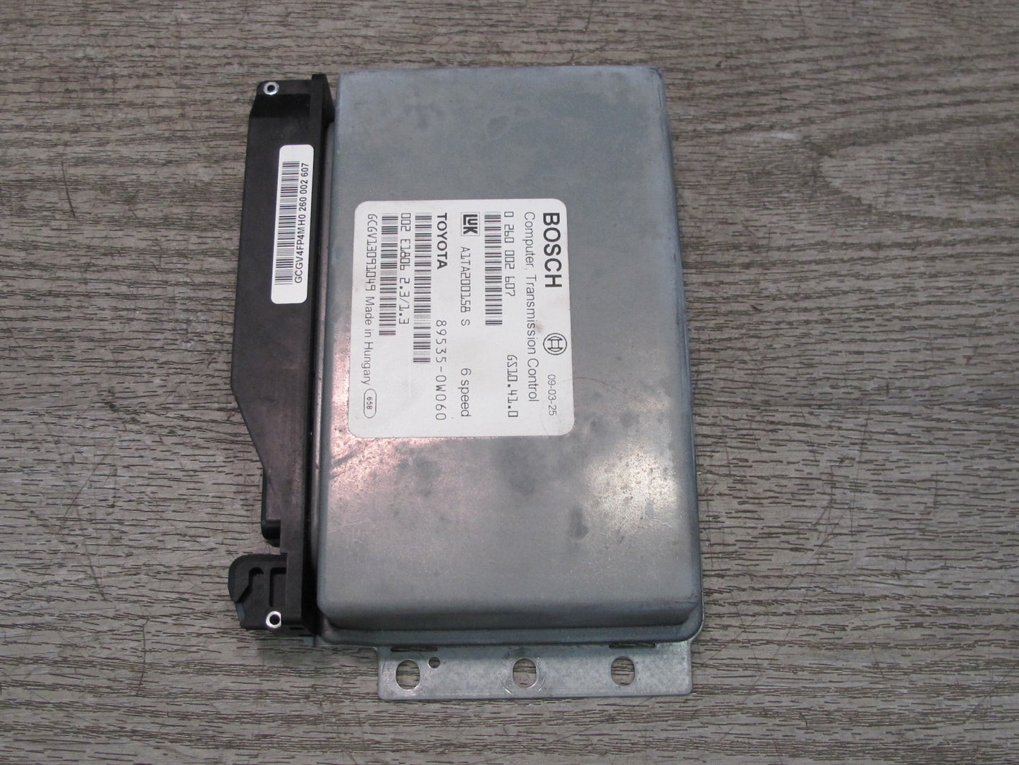 03-05 Toyota MR2 Spyder ZZW30L SMT Transmission Control Module 89535-0W060 OEM
