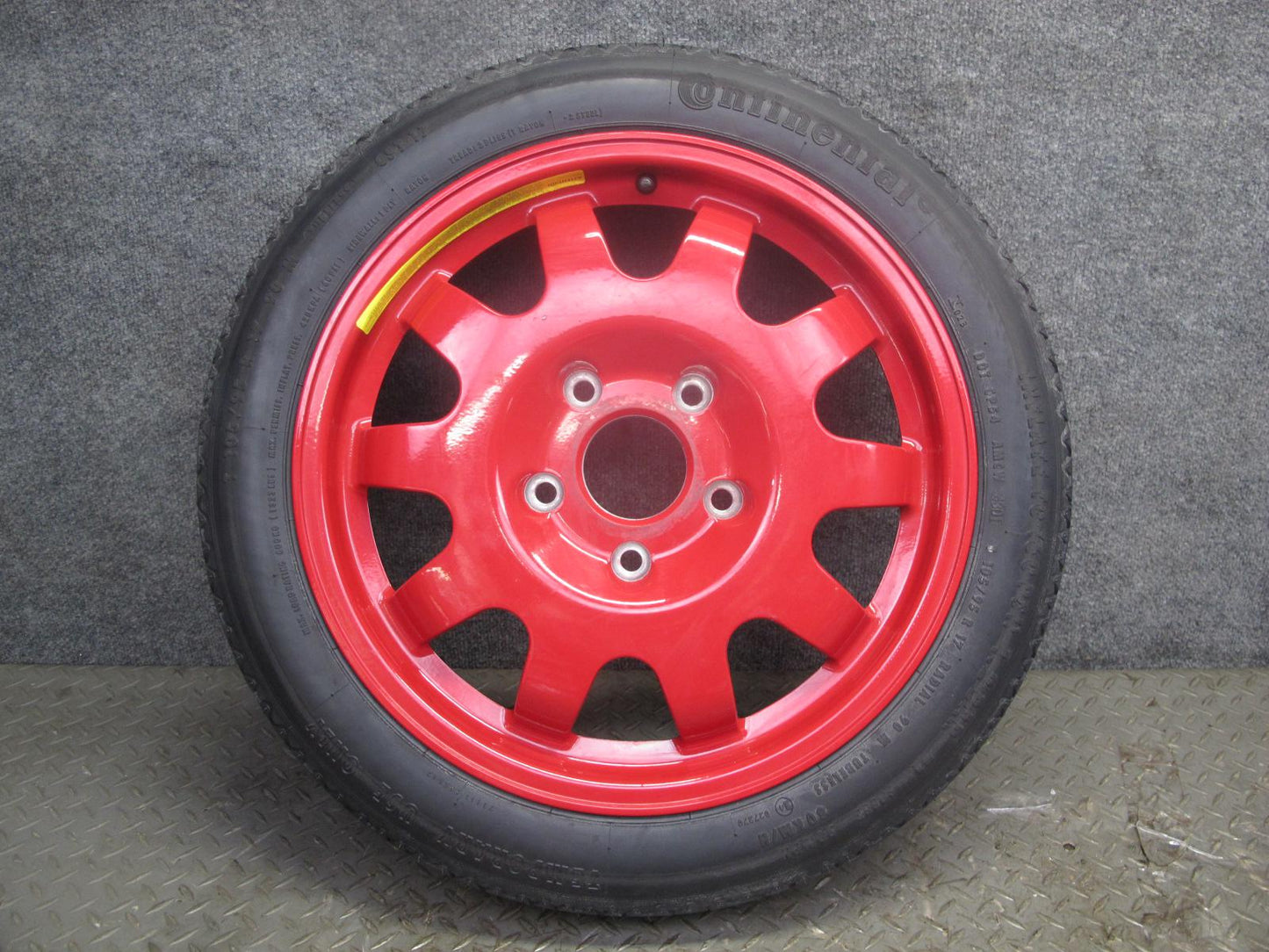 97-04 Porsche Boxster 986 Emergency Spare Tire Wheel 17x3.5 ET19 Conti 105/95
