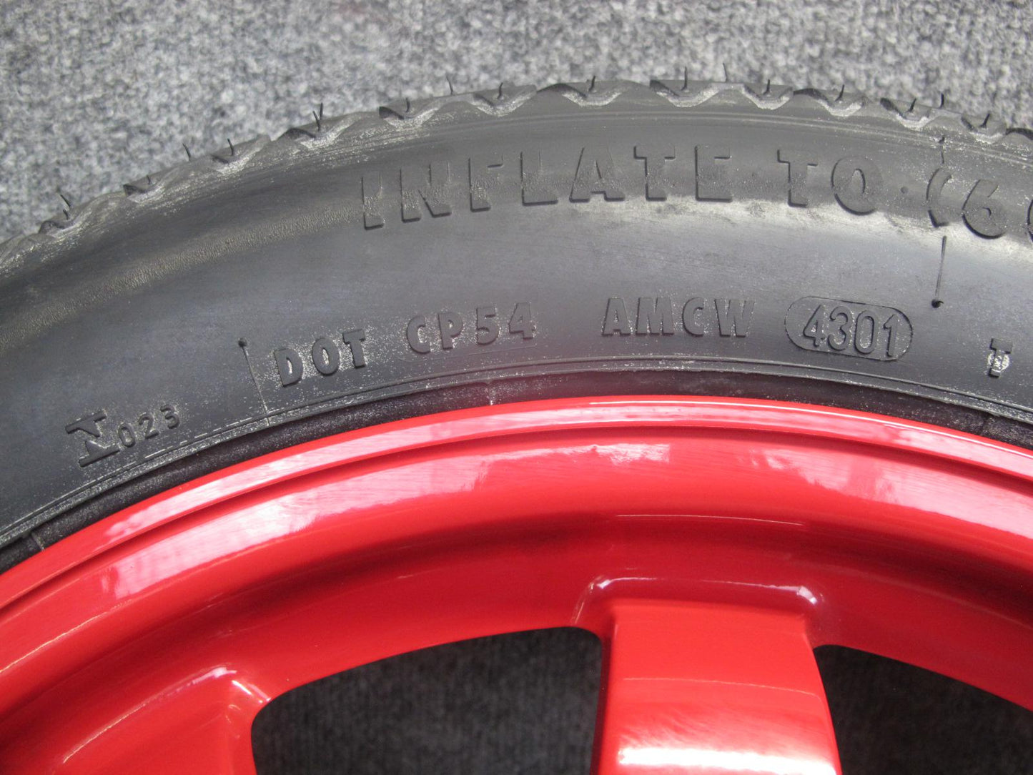 97-04 Porsche Boxster 986 Emergency Spare Tire Wheel 17x3.5 ET19 Conti 105/95