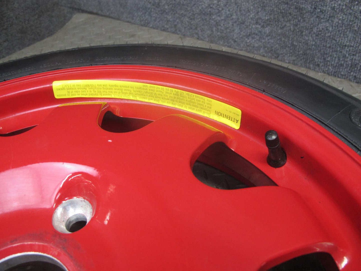 97-04 Porsche Boxster 986 Emergency Spare Tire Wheel 17x3.5 ET19 Conti 105/95