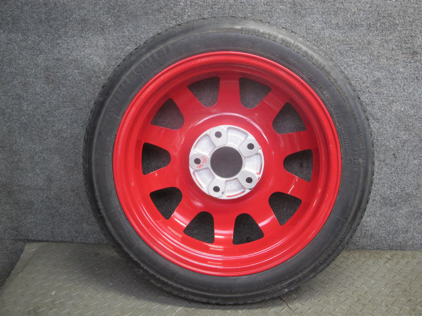 97-04 Porsche Boxster 986 Emergency Spare Tire Wheel 17x3.5 ET19 Conti 105/95