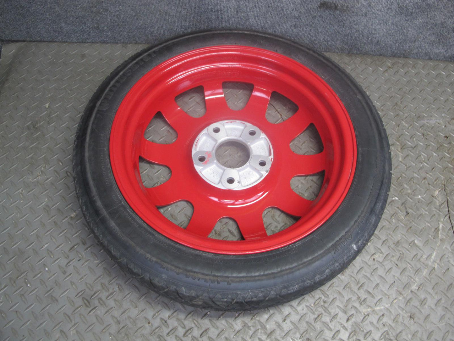 97-04 Porsche Boxster 986 Emergency Spare Tire Wheel 17x3.5 ET19 Conti 105/95