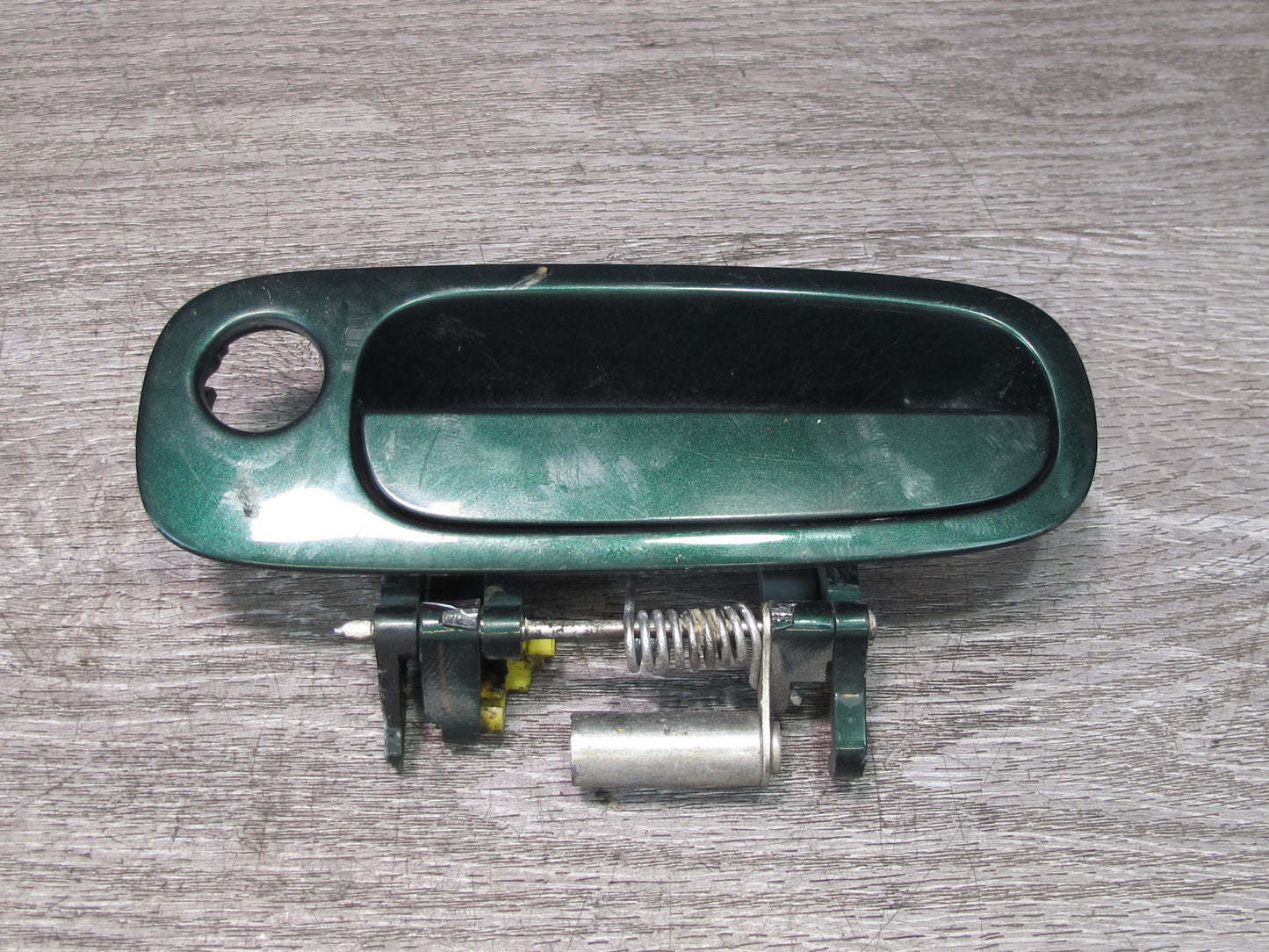 00-05 Toyota MR2 Spyder Set of 2 Left & Right Door Exterior Handle Green OEM