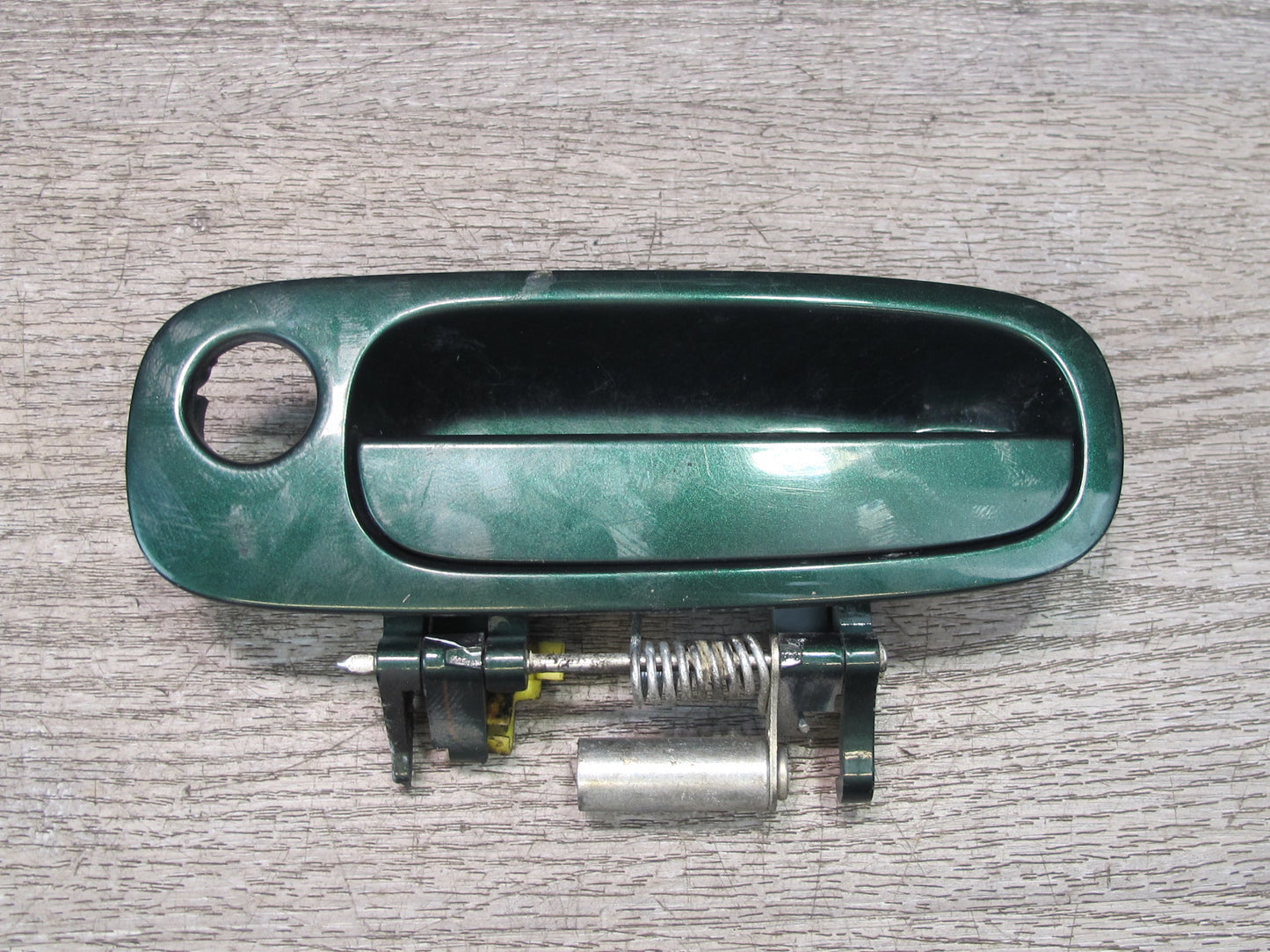 00-05 Toyota MR2 Spyder Set of 2 Left & Right Door Exterior Handle Green OEM