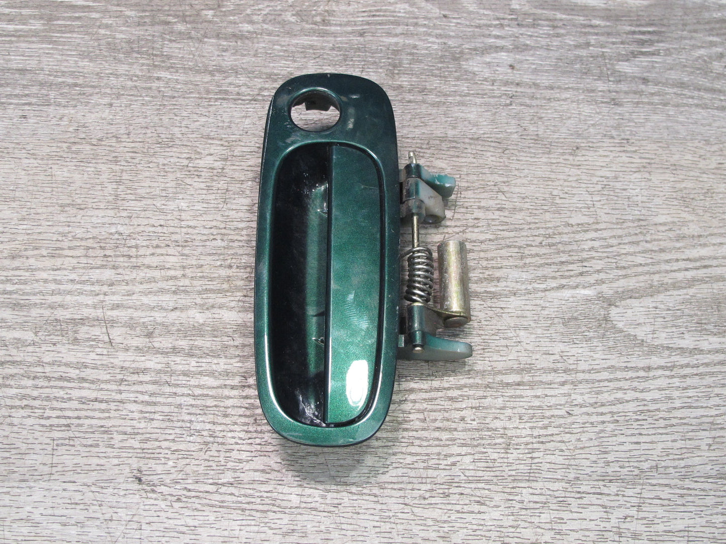 00-05 Toyota MR2 Spyder Set of 2 Left & Right Door Exterior Handle Green OEM