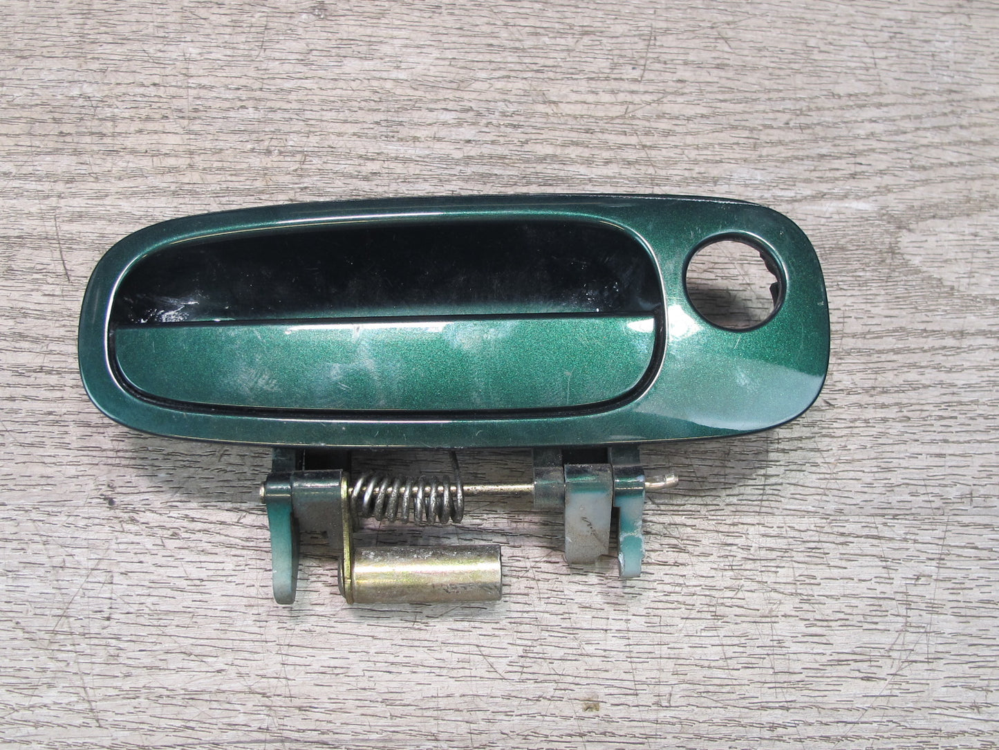 00-05 Toyota MR2 Spyder Set of 2 Left & Right Door Exterior Handle Green OEM