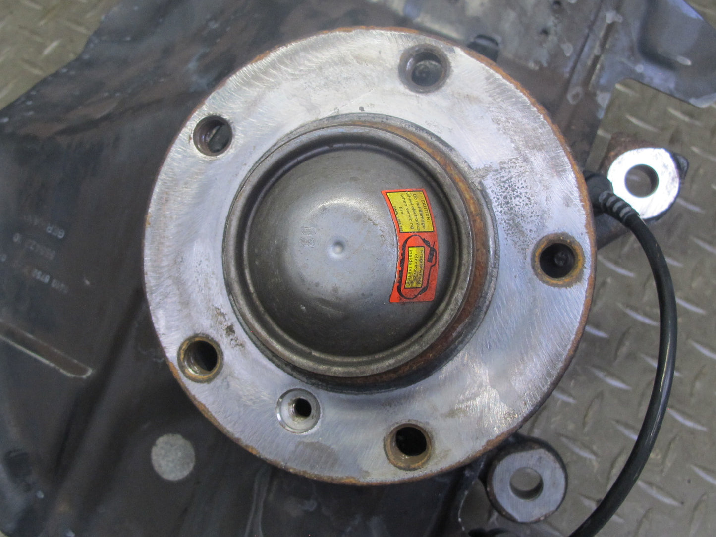 03-08 BMW E85 Z4 RWD Front Left Spindle Knuckle Wheel Hub Bearing 68K Miles OEM
