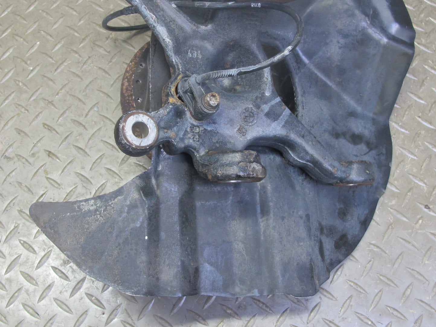 03-08 BMW E85 Z4 RWD Front Left Spindle Knuckle Wheel Hub Bearing 68K Miles OEM