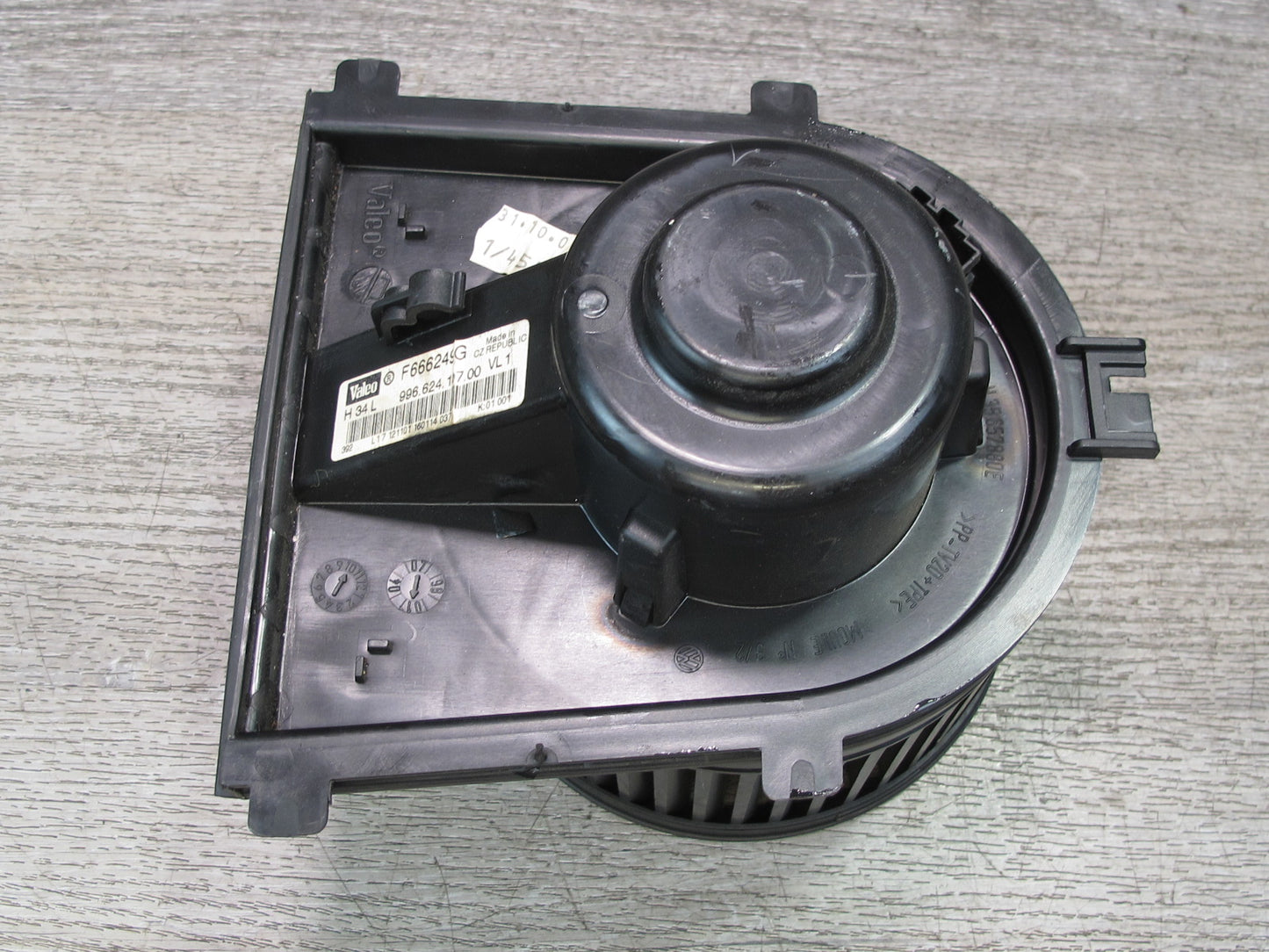 1997-2004 Porsche Boxster 986 A/C Heater Blower Motor Fan W/ Resistor