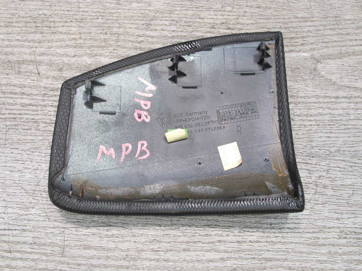 2000-2004 Porsche Boxster 986 Front Right & Left Side Console Trim Cover Set