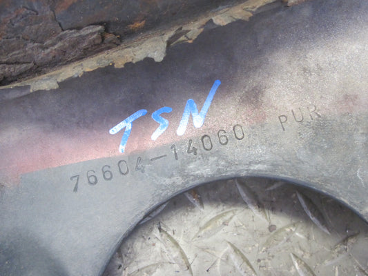 86-92 Toyota Supra MK3 Front Left & Right MUD Flap Guard Set RED Pearl OEM