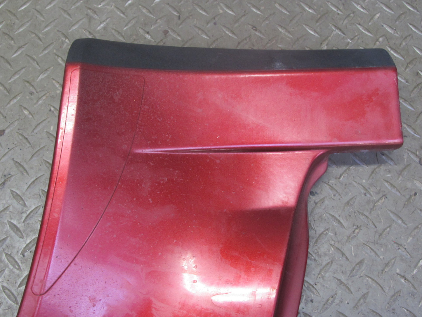 86-92 Toyota Supra MA70L Rear Left Lower Quarter Molding Medium RED Pearl OEM