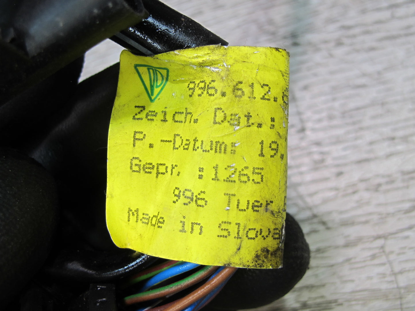 2000-2004 Porsche Boxster 986 Left & Right Side Door Wire Wiring Harness Set