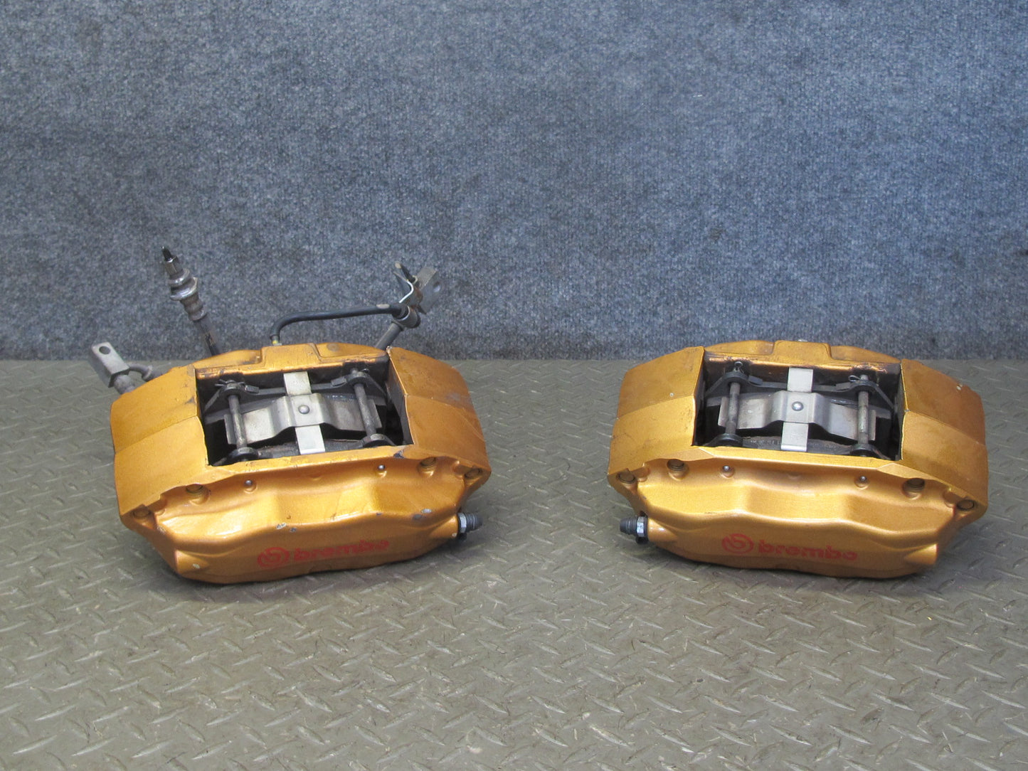 07-09 Nissan 350Z Z33 Convert Front Left Right Brembo Brake Caliper Set 51K OEM