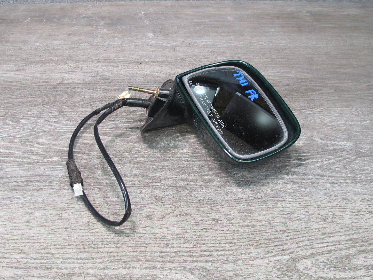 00-05 Toyota MR2 Spyder Right Door Exterior Side Power Mirror Green OEM