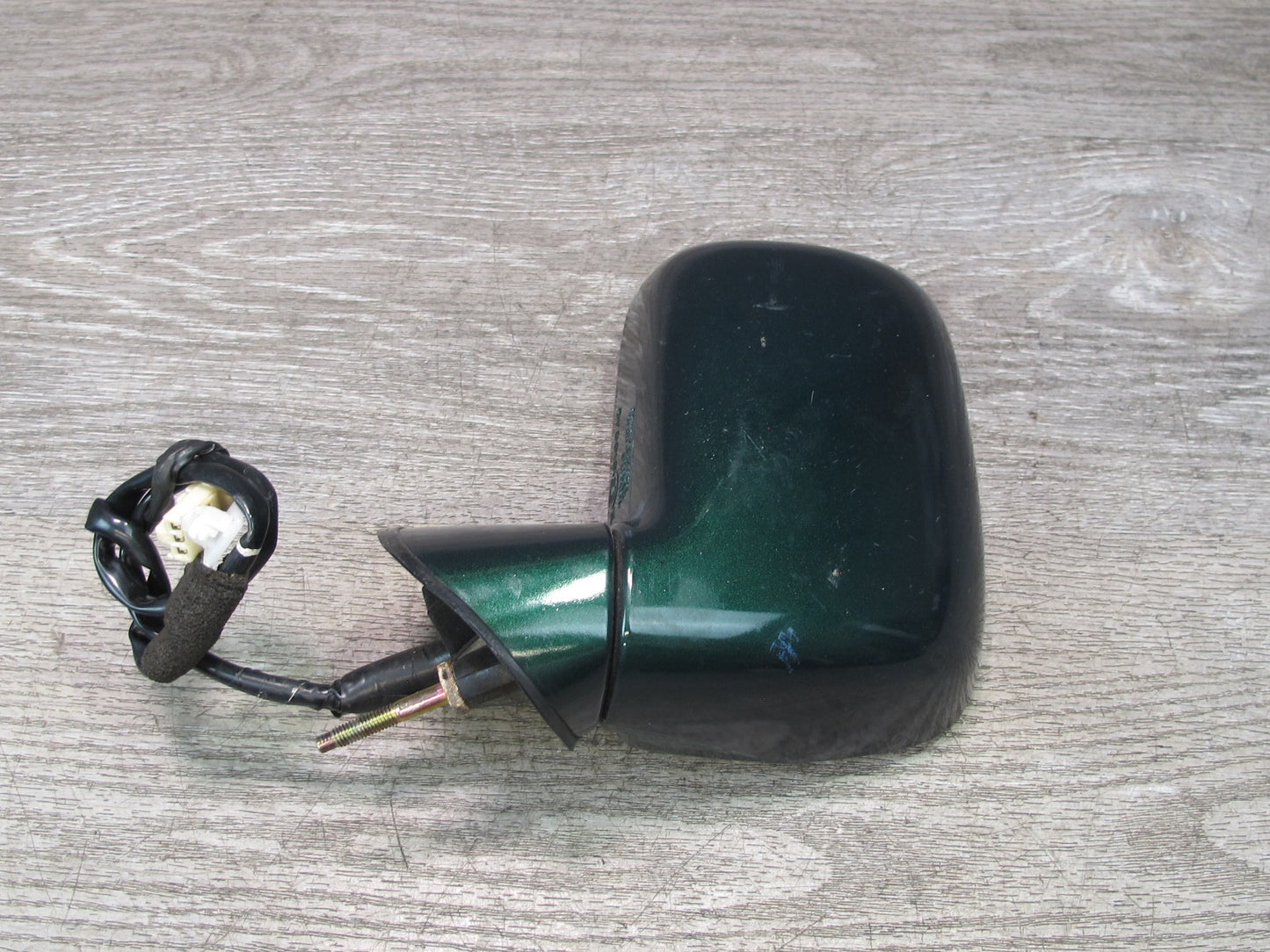 00-05 Toyota MR2 Spyder Right Door Exterior Side Power Mirror Green OEM