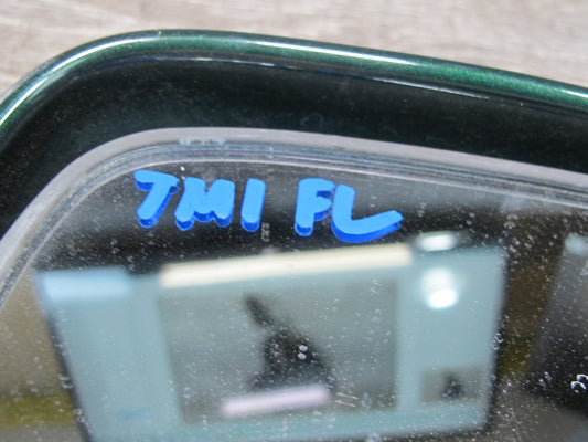 00-05 Toyota MR2 Spyder Left Door Exterior Side Power Mirror Green OEM