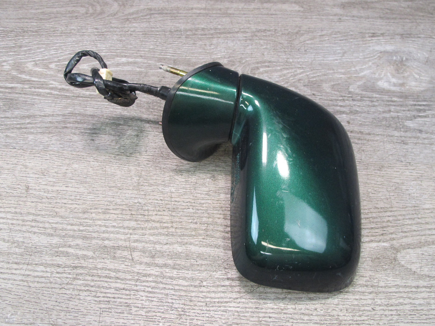 00-05 Toyota MR2 Spyder Left Door Exterior Side Power Mirror Green OEM