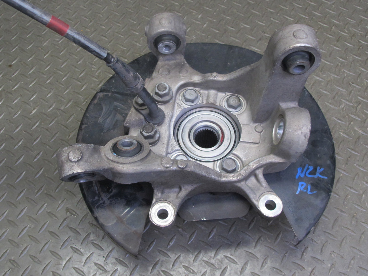 03-09 Nissan 350Z Z33 Rear Left Spindle Knuckle Wheel Hub Bearing 51K Miles OEM