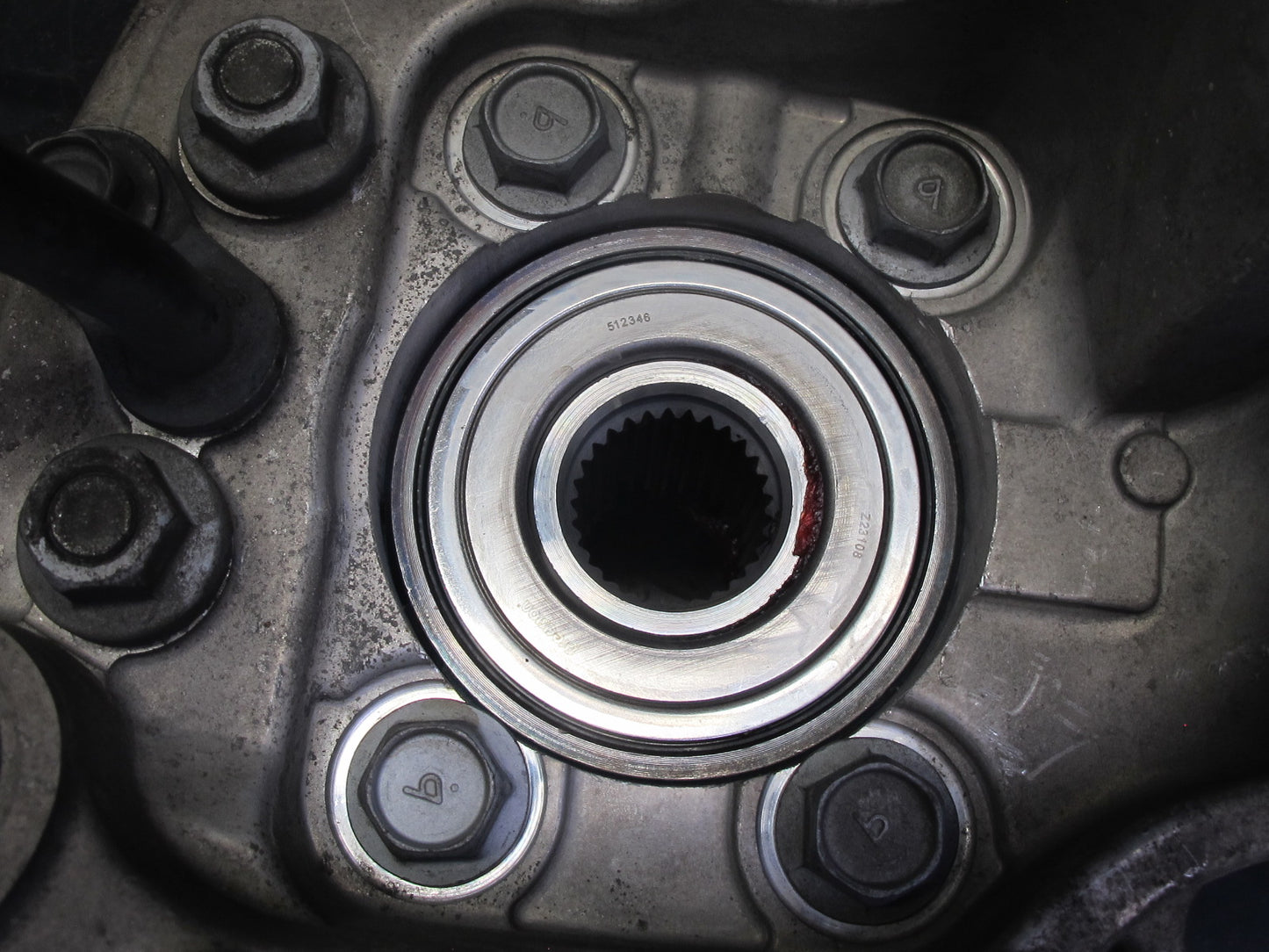 03-09 Nissan 350Z Z33 Rear Left Spindle Knuckle Wheel Hub Bearing 51K Miles OEM