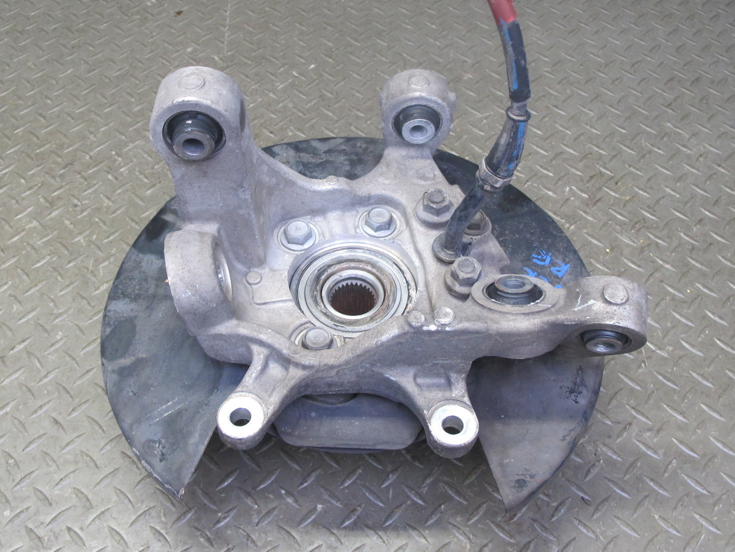 03-09 Nissan 350Z Z33 Rear Right Spindle Knuckle Wheel Hub Bearing 51K Miles OEM