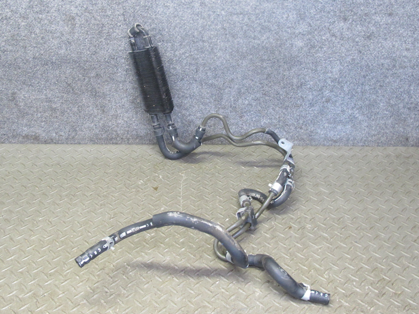 07-09 Nissan 350Z Z33 Convert Power Steering Oil Cooler Radiator w Hose Line OEM